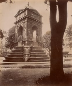 Fontaine des Innocents من سلسلة The Art of Old Paris بواسطة يوجين أتيج
