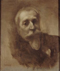 صورة للشاعر والصحفي والروائي أناتول فرانس 1844-1924 ، ج. 1900. بواسطة يوجين كاريير
