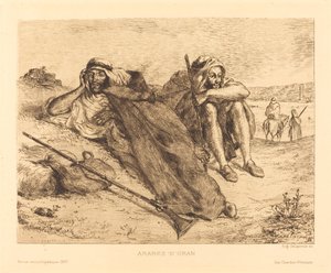 عرب وهران 1833. بواسطة يوجين ديلاكروا