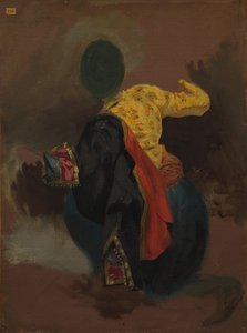 الرقم في الزي التركي ، ج. 1856-1863. بواسطة يوجين ديلاكروا
