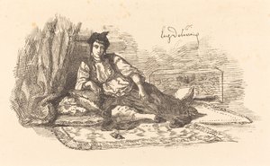 يهودية من الجزائر العاصمة جيف دالجار وشارع بالجزائر العاصمة ، 1838. بواسطة يوجين ديلاكروا