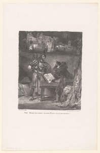 Mephisto verschijnt aan Faust ميف: لماذا كل هذا العناء؟ (...) (العنوان على الكائن) فاوست (عنوان المسلسل) فاوست ، مأساة بقلم إم دي جوته (عنوان المسلسل) بواسطة تشارلز إتيان بيير موت