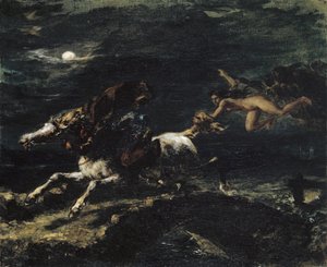تام أوشانتر لاحقه السحرة ، 1849. بواسطة يوجين ديلاكروا