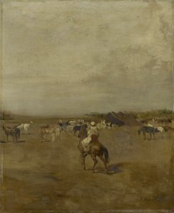 المخيم العربي ، ص 1847 بواسطة يوجين فرومنتين