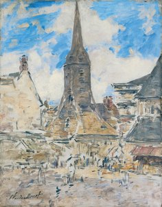 كوتافا: "Biot ke Sainte-Catherine uja koe Honfleur (trutca ke Boudin)"
الفرنسية: "لو كلوشر دي سانت كاترين، هونفلور بواسطة يوجين لويس بودين