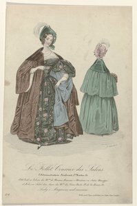 Le Follet Courrier des Salons ، مجلة ومتحف ليدي ، 1835-1836 ، رقم 474: حافة مخملية صغيرة (...] بواسطة دوبس وبيج