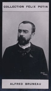 Alfred Bruneau (1857) (b/w photo) بواسطة المصور الأوروبي