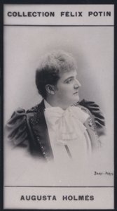 Augusta Holmes (1850-1902) (b/w photo) بواسطة المصور الأوروبي