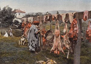 الجزار العربي بواسطة المصور الأوروبي