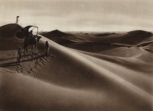 الكثبان الرملية (صورة بالأبيض والأسود) بواسطة المصور الأوروبي