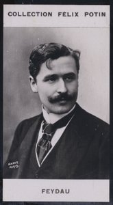 Georges Feydeau (1863) (b/w photo) بواسطة المصور الأوروبي