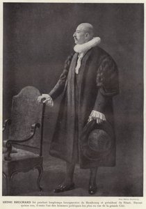 Henri Bruchard (b/w photo) بواسطة المصور الأوروبي