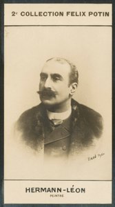 Hermann-Leon, Peintre (b/w photo) بواسطة المصور الأوروبي