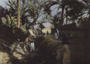 الداخلية الواحة بواسطة المصور الأوروبي