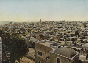 القدس من الشمال بواسطة المصور الأوروبي