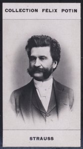 Johann Strauss (1825-1899) (b/w photo) بواسطة المصور الأوروبي