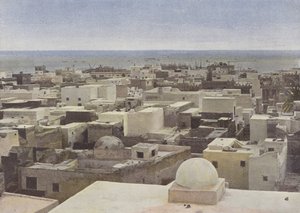 منظر لمدينة صفاقس بواسطة المصور الأوروبي