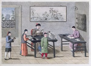 مدرسة صينية ، c.1810 بواسطة المدرسة الأوروبية