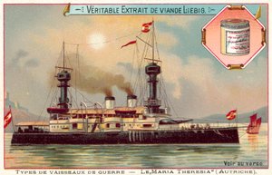 طراد مدرع نمساوي SMS Konigin Maria Theresia (كروموليثو) بواسطة المدرسة الأوروبية