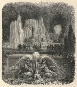 Eaux de Versailles (engraving) بواسطة المدرسة الأوروبية