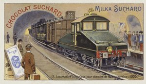 قاطرة كهربائية للسكك الحديدية تحت الأرض 1900 بواسطة المدرسة الأوروبية