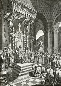Emperor of China (engraving) بواسطة المدرسة الأوروبية