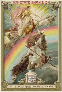 Frigg يرافقه Valkyries بواسطة المدرسة الأوروبية