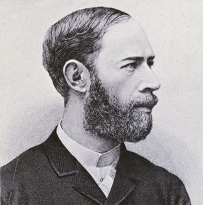 Heinrich Hertz (engraving) بواسطة المدرسة الأوروبية