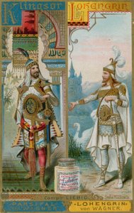 Klingsor و Lohengrin بواسطة المدرسة الأوروبية