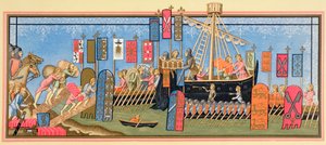 فرسان الروح القدس يشرعون في الحروب الصليبية ، 1880 بواسطة المدرسة الأوروبية