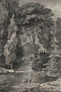 La Vallee Suisse Au Jardin Des Plantes De Paris (engraving) بواسطة المدرسة الأوروبية