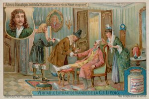 The Imaginary Invalid (Moliere in Le Malade Imaginaire) بواسطة المدرسة الأوروبية