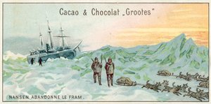 Nansen abandons the Fram (chromolitho) بواسطة المدرسة الأوروبية