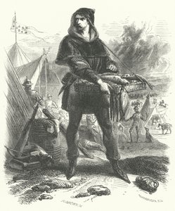 نيكولاس زانيكين ، زعيم ثورة الفلاحين الفلمنكيين 1323-1328 (نقش) بواسطة المدرسة الأوروبية