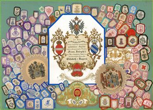 صفحة من المجلد الرابع من ساملسوريوم (مادة مطبوعة) بواسطة المدرسة الأوروبية