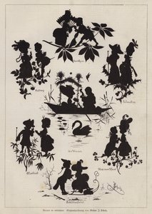 Rococo in miniature (engraving) بواسطة المدرسة الأوروبية