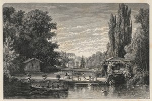 Saint-Gratien, A Mme La Princesse Mathilde (engraving) بواسطة المدرسة الأوروبية
