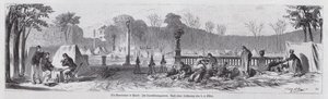 Scene in the Jardin du Luxembourg under the Paris Commune بواسطة المدرسة الأوروبية