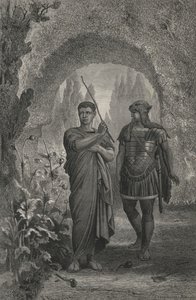 Tarquin The Superb و Envoye De Sextus (نقش) بواسطة المدرسة الأوروبية
