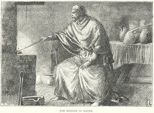 مصفاة الفضة (نقش) بواسطة المدرسة الأوروبية