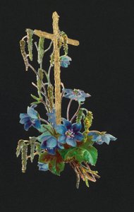 Victorian scraps: Holy cross (chromolitho) بواسطة المدرسة الأوروبية