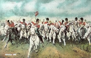 واترلو 1815 ، سكوتش سلاح الفرسان بواسطة المدرسة الأوروبية