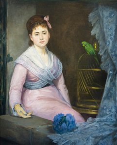الكسل ، ج. 1871-1872 (زيت على قماش) بواسطة إيفا جونزاليس