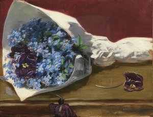 Blumenstrauß (باقة زهور). أم 1874 بواسطة إيفا جونزاليس