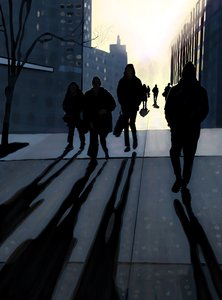رصيف مانهاتن (فن رقمي) بواسطة إيفان سكلار