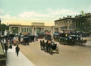 ركن هايد بارك ، ج 1900. بواسطة أير وسبوتيسوود