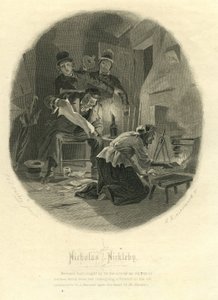 نيكولاس نيكلبي: Newman Noggs and Wackford Squeers ، 1867