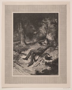 رسم توضيحي لـ C. Hauch ، "The Beloved" بواسطة هانز نيكولاج هانسن