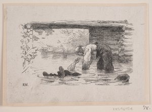رسم توضيحي لـ "The Love Against the Stream" بواسطة إريك تيودور ويرنسكولد