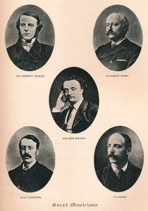 الموسيقيون العظماء - اللوحة XI ، c1880 ، 1895